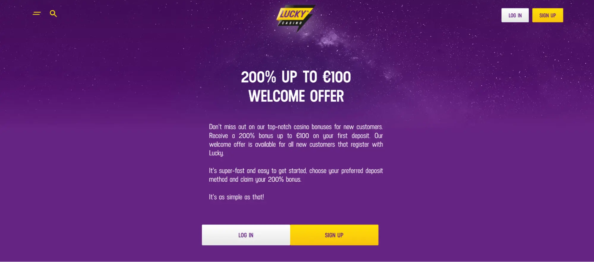 Бонусы в Lucky Casino